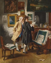 Beim Antiquitätenhändler